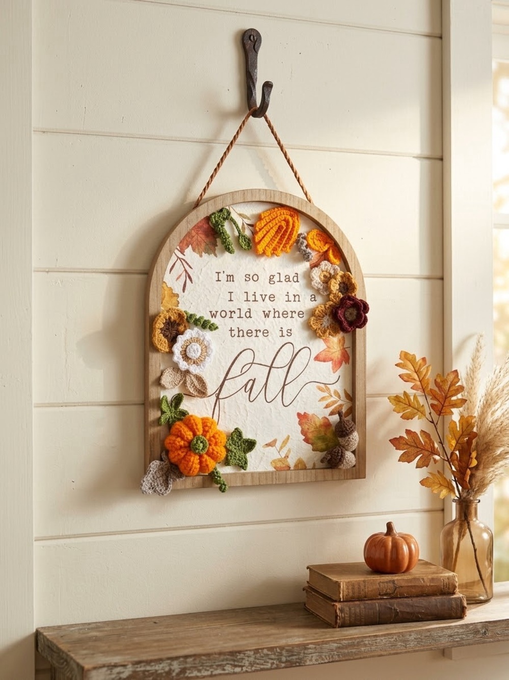 Handmade Crochet Fall Decore